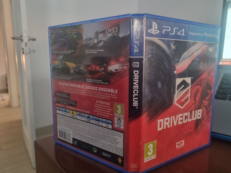 Jogo ps4 driveclub