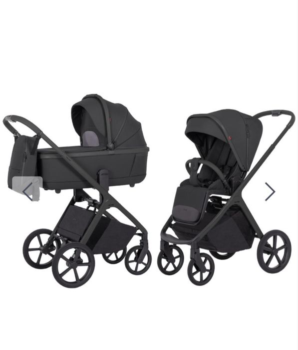 Детская коляска 2в1 Carrello Vector черная