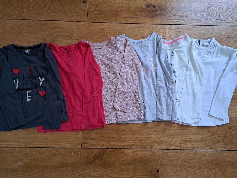 Paka ubrań dla dziewczynki r 122/128