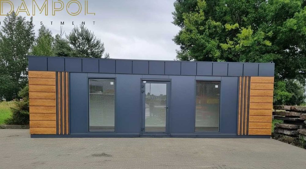 Pawilon kontener 9x3 m (900x300cm) biurowy handlowy usługowy ogrodowy