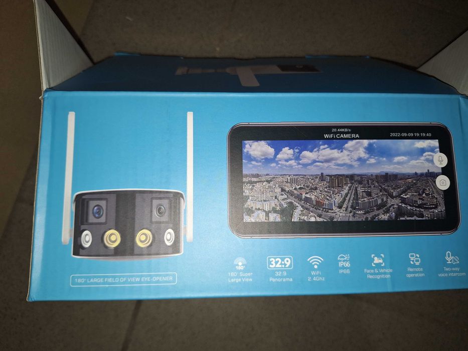 Kamera IP Panoramiczna WiFi, 4 Mpx, aplikacja ICSEE