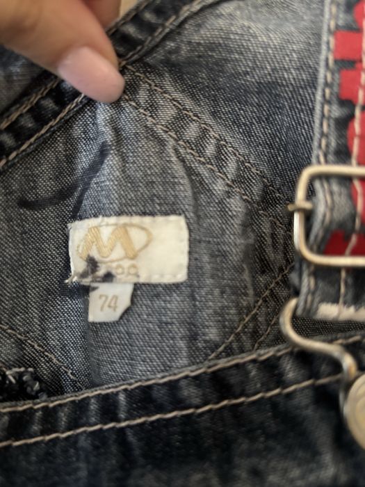 Джинсовий комбінезон 6-9 міс.