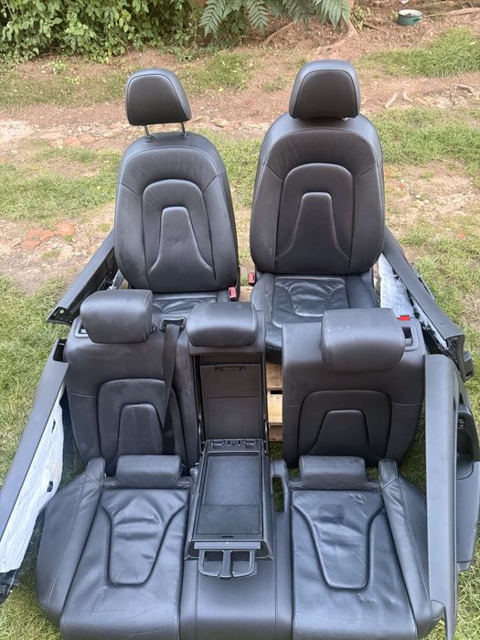 Fotele boczki audi a4 b8 grzane elektryka pamięć foteli