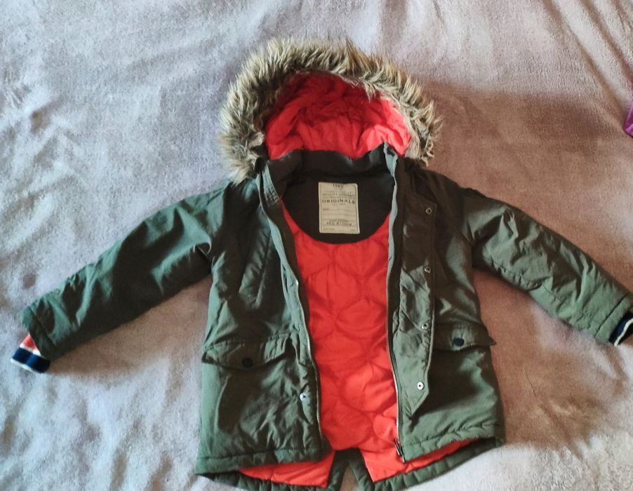 Kurtka Parka dla chłopca 4-5 lat Mark& Spencer