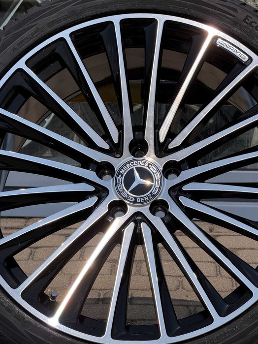 Nowe Koła zimowe Mercedes 20" cali klasa E w214  S w222 czarno srebrne szprychowe
