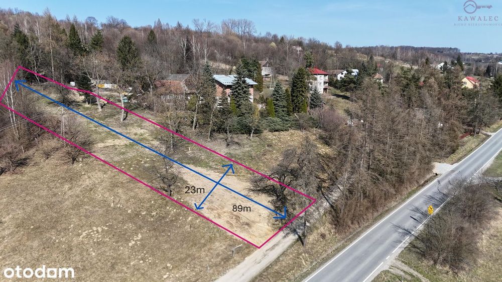 Malownicza działka Budowlana dla osób ceniacych kontakt z naturą