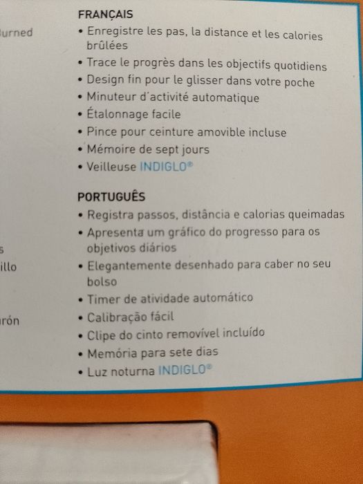 Pedómetro Timex Slim Pocket (modelo T5K632)