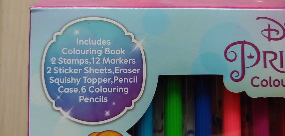 zestaw do kolorowania Disney Princess