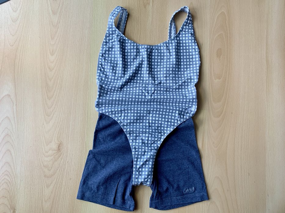 Conjunto desportivo maillot+calção cinzento