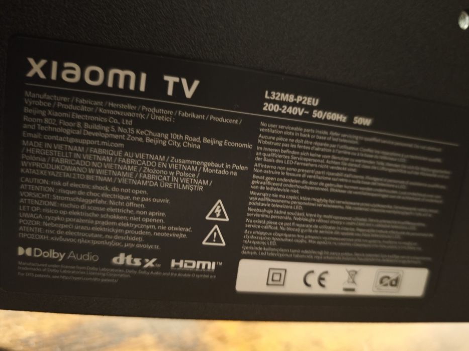 Smart TV Xiaomi 32" (2025) - NOVA - Nunca foi usada