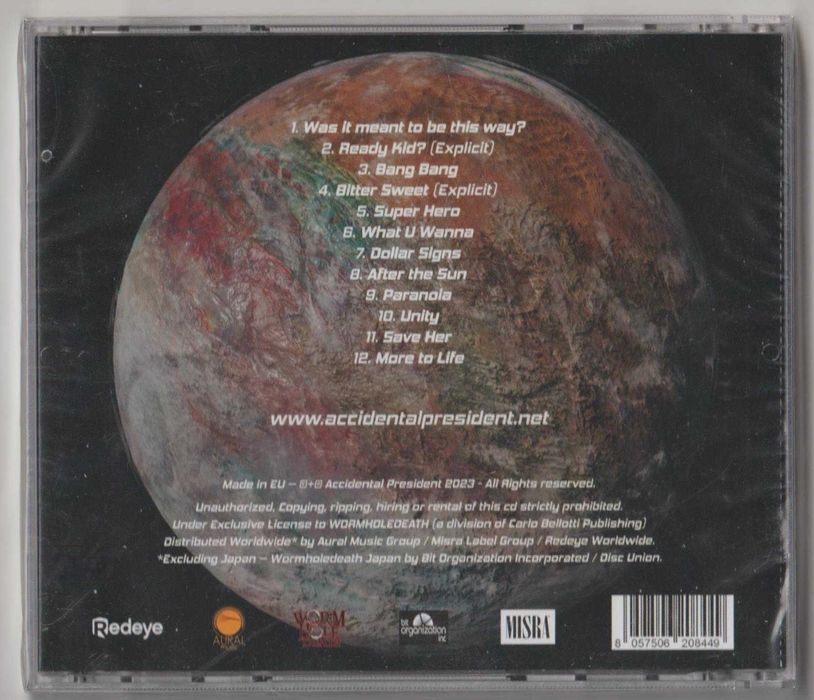 Acidental President - Was It Meant To Be This Way? [CD] [EU Nowa Folia