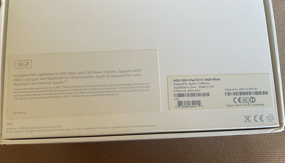 Apple iPad 16GB, 4a geração - Wifi - Branco