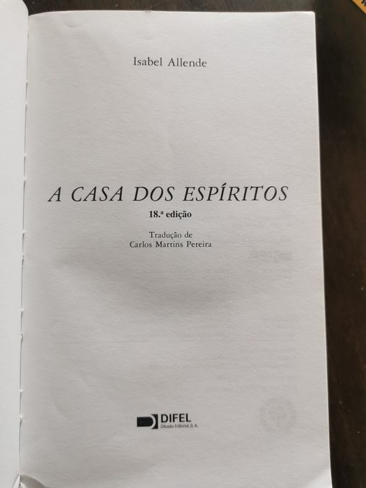 A casa dos espíritos - Isabel Allende