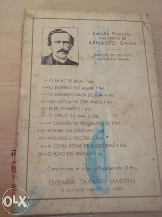 Livro de romance 'de arnaldo gama'