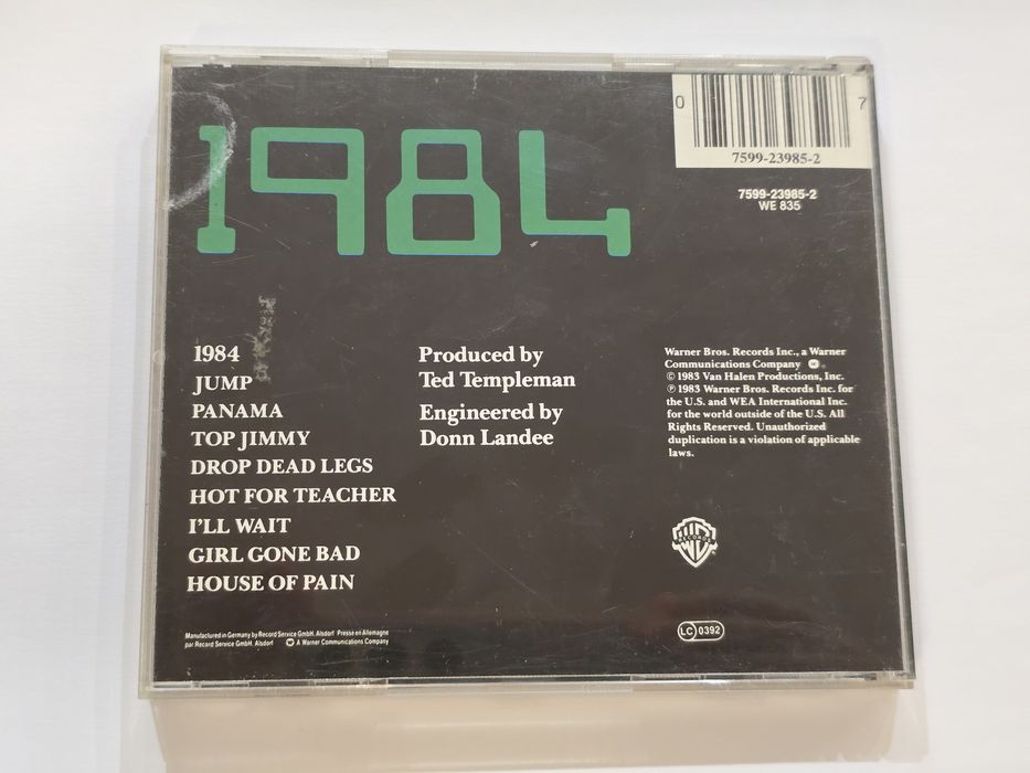 Płyta CD Van Halen 1984