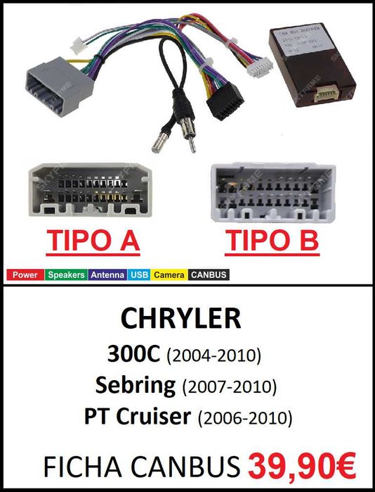 Rádio 2DIN • CHRYSLER • 300C • Sebring • PT Cruiser • Android [4+64GB]
