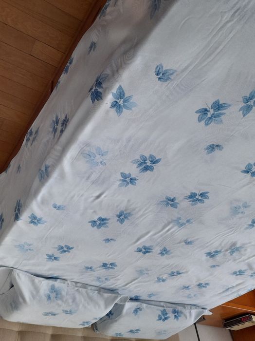 Capa edredão dupla face algodão acetinado 1,95 m x 1,95 m+2 almofadas