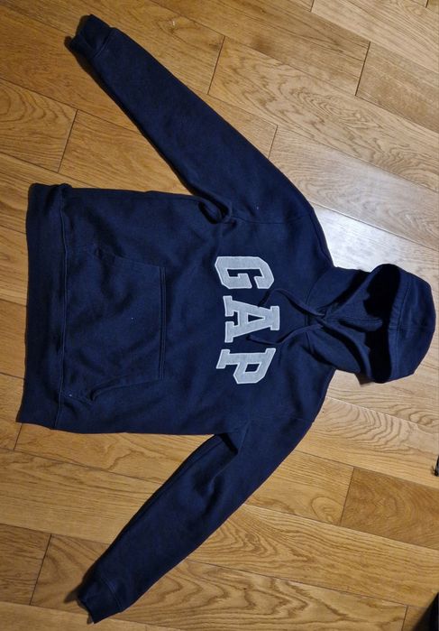 Ciemnogranatowa Bluza z Kapturem GAP | Rozmiar XS | Klasyczne Logo |
