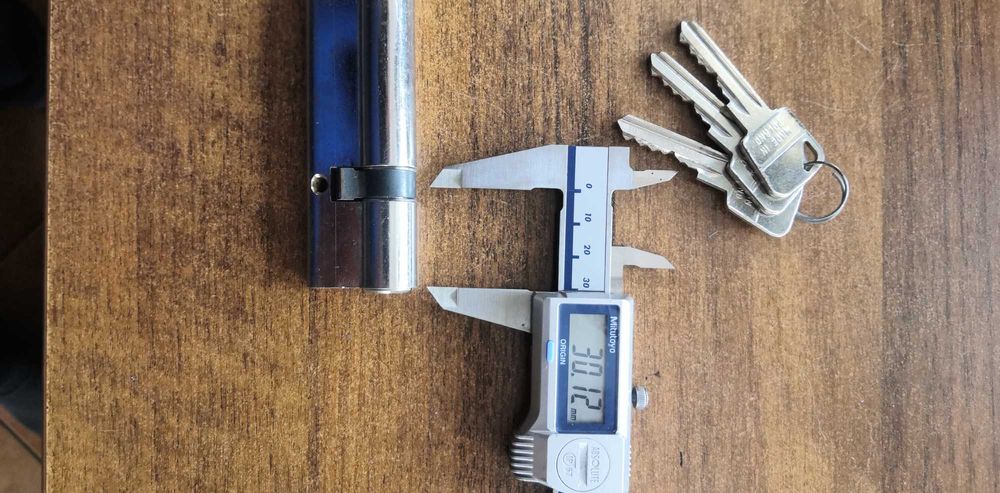 Wkładka Ares 30/65 nikiel LOB- 3 klucze .