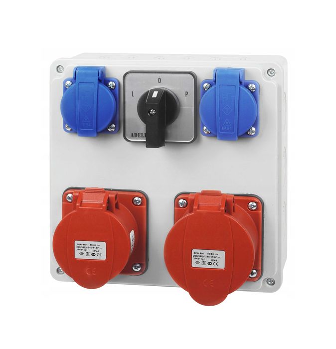 Rozdzielnica Natynkowa ERBETKA z Wyłącznikiem Gotowa Do Użycia