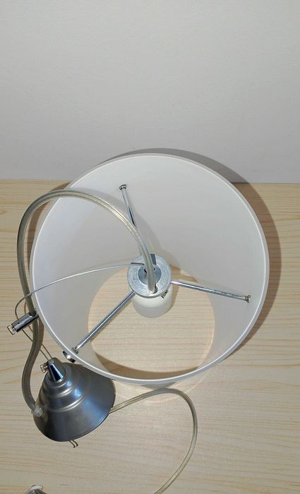 Lampa sufitowa biała, mleczna/ Kaja.