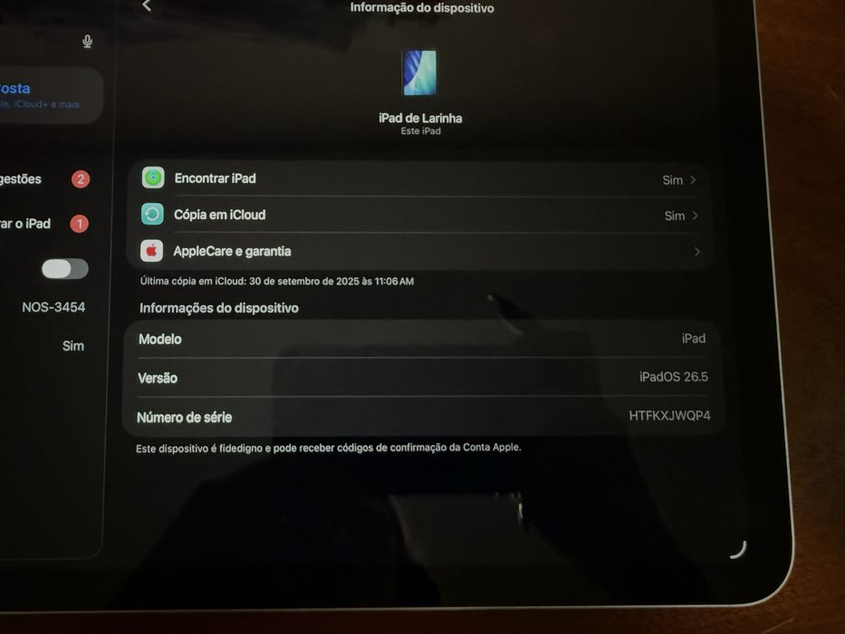 Ipad 10 geração 64gb, wifi, prateado