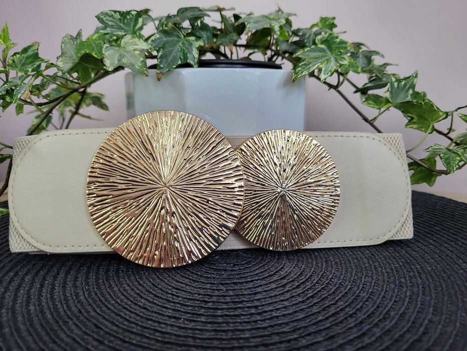 PASEK damski guma ELASTYCZNY  do sukienki