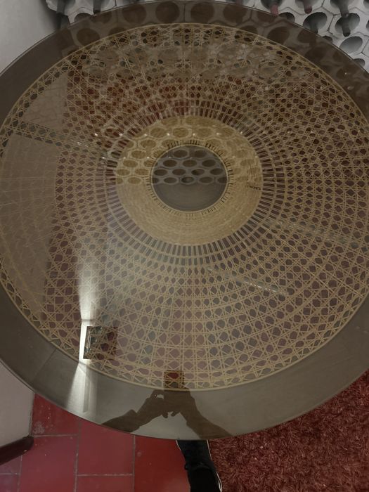 Linda mesa jantar redonda