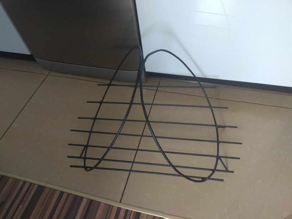 Kosz koszyk kominkowy na drewno drzewo kominkowe do kominka hand made