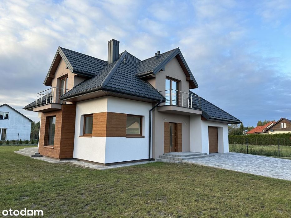 Nowy komfortowy dom wolnostojący Krzaki Czaplinkowskie Góra Kalwarią