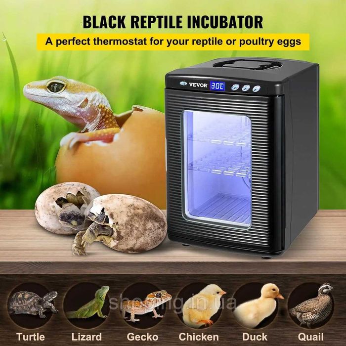 Інкубатор для яєць Vevor Incubator Reptile Eggs Incubators