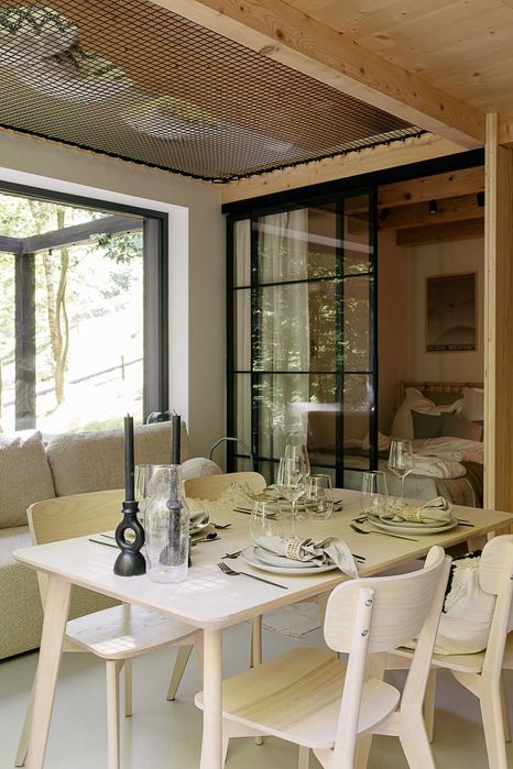 Domek w górach, w lesie z jacuzzi w Beskidzie Wyspowym | Ferie