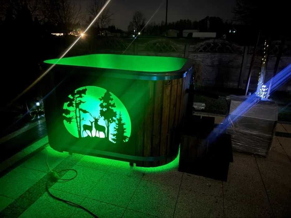 Balia kwadratowa, jacuzzi, hydromasaż, dostawa balii