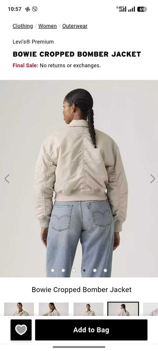 Бомбер  levis розмір S