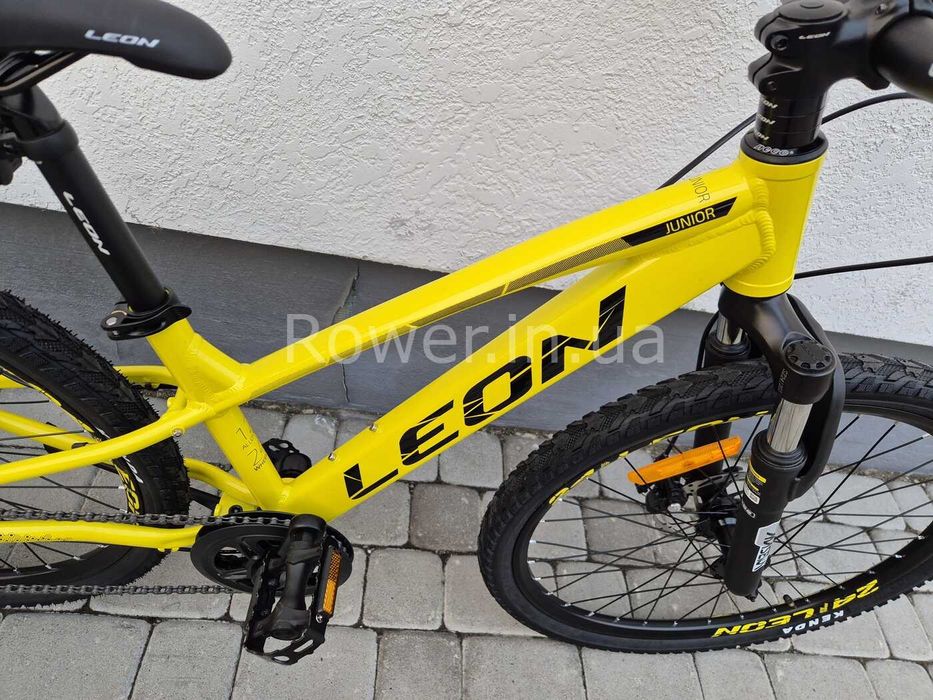 Дитячий гірський велосипед для 8-12 років Leon JUNIOR AL 24" DD CS