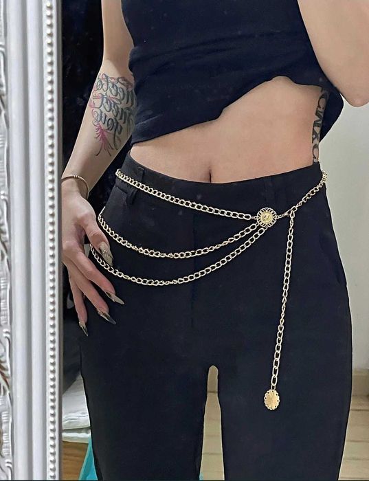 Ремінь жіночий ремінець цепочка ланцюжок