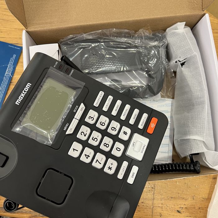 Telefone Fixo MAXCOM MM28D - NOVO