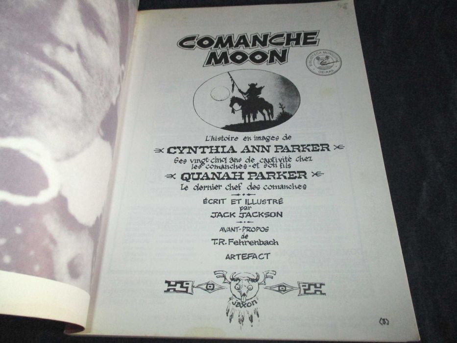 Livro BD Comanche Moon Artefact 1980