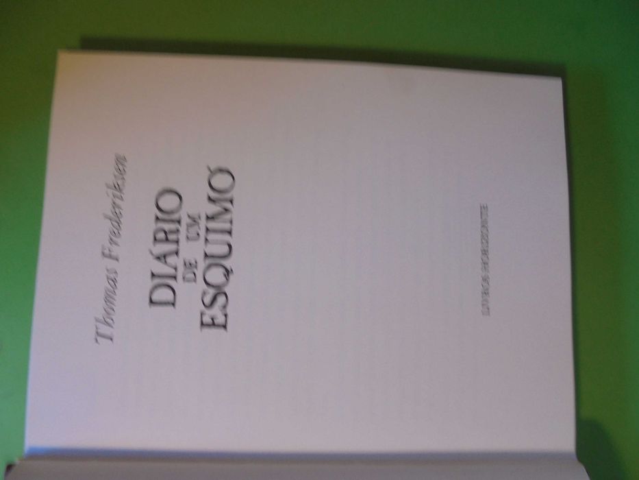 Frederiksen (Thomas);Diário de um Esquimó