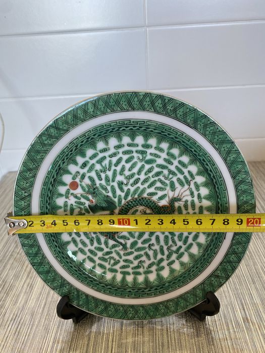 Prato de pocelana antiga chines