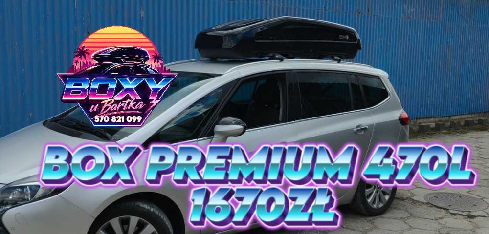 Box dachowy XXL 470L/550L - Bagażniki nowe i używane