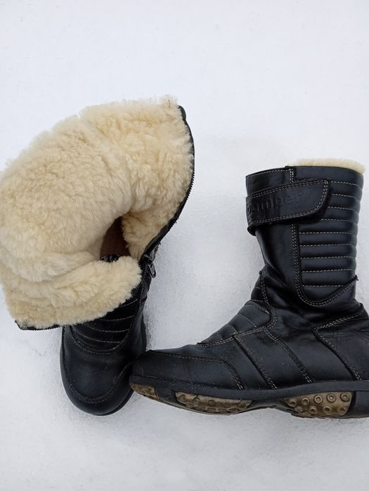 Дитячі сапожки кожані на цегейці.розмір 28.