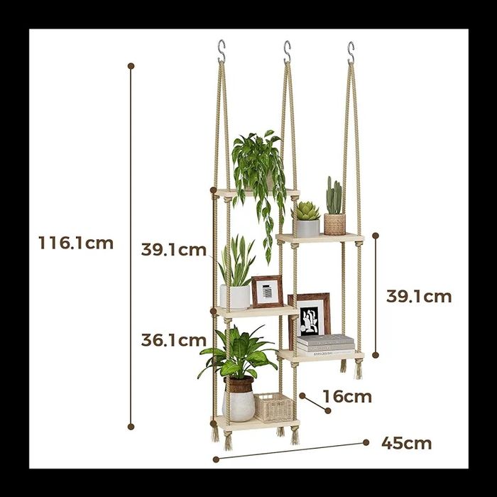 Wisząca Półka Kwietnik