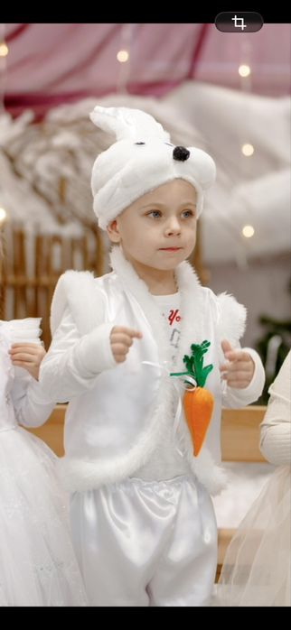 Костюм  зайчика дуже нарядний