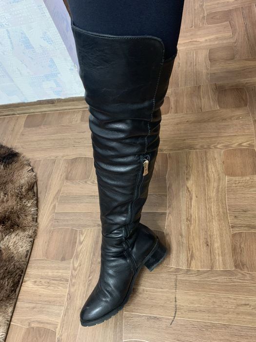 Ботфорти/сапожки зимові шкіряні 37 розмір