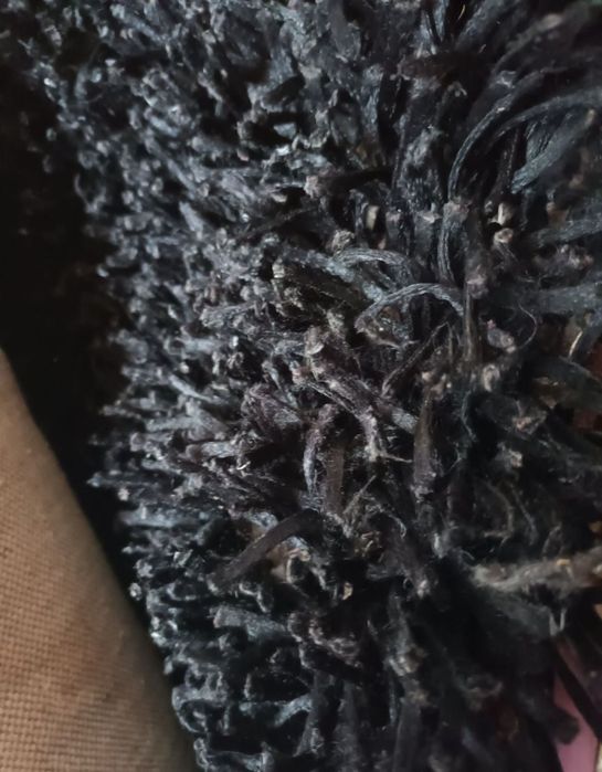 Tapete carpete cor preto