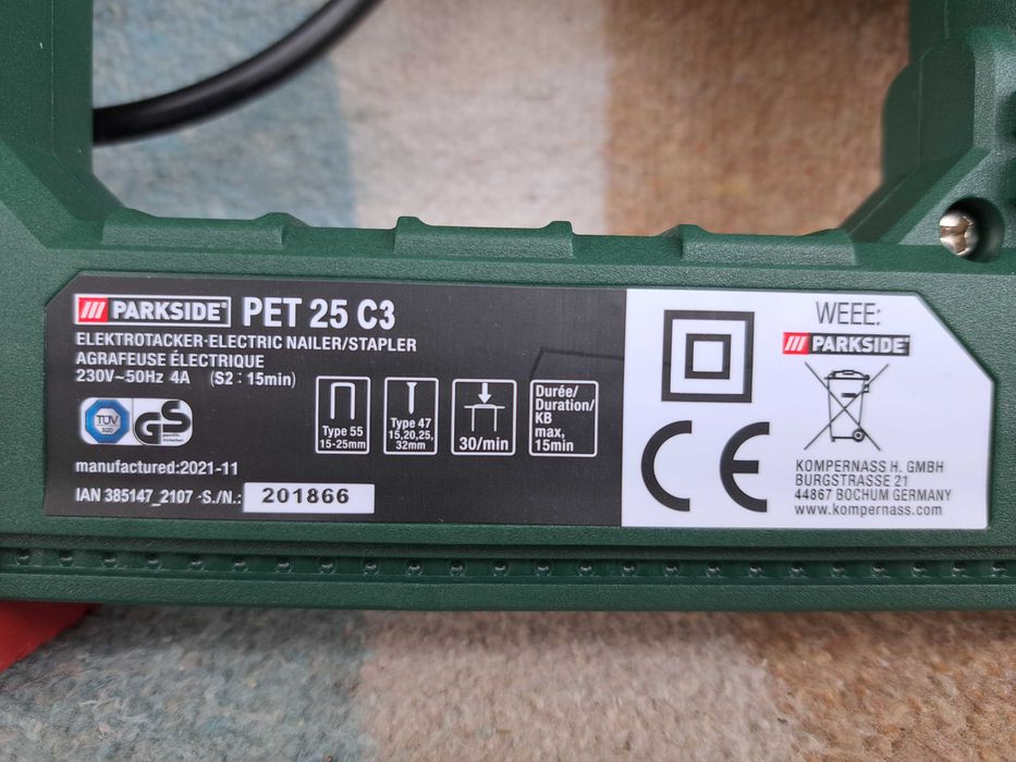 PARKSIDE Електричний степлер електростеплер