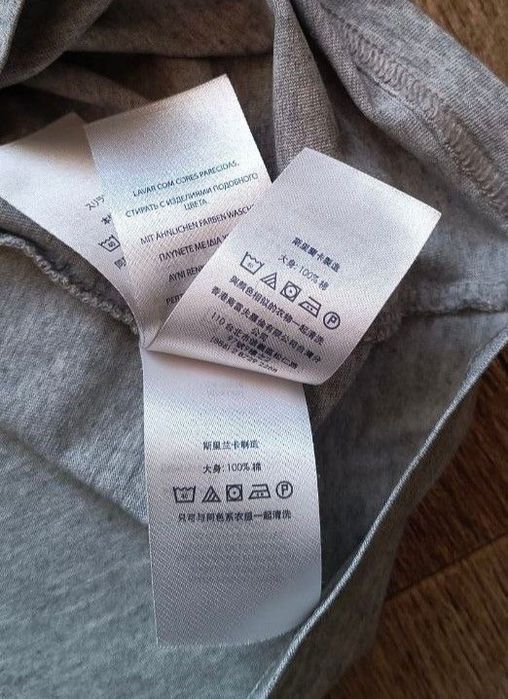 Серая мужская футболка свитшот худи Polo Ralph Lauren размер M