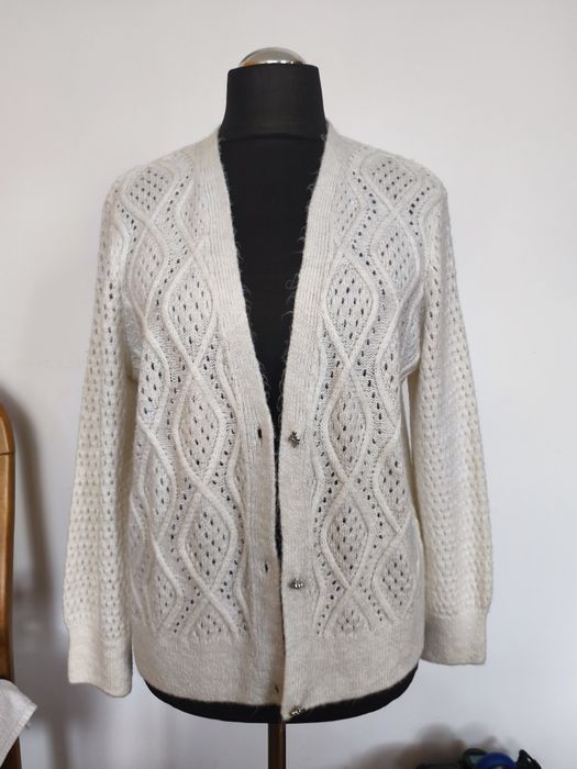 Sweter ażurowy roz 48. 4XL