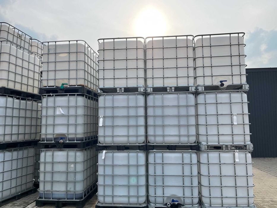 Zbiornik na wodę, deszczówkę, paletopojemnik , mauzer, mauser, 1000 l